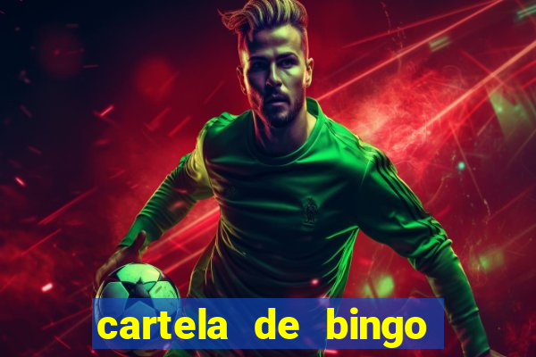 cartela de bingo cha de panela